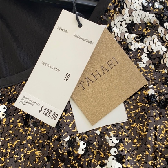 π₯π€π§‘ NWT Tahari Sequin Dress - Picture 4 of 4
